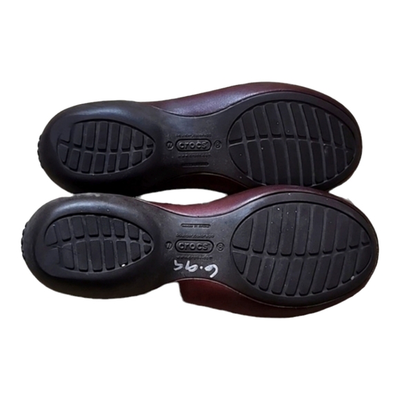 Crocs at work bergandy ballet flats size 8 - Picture 6 of 6